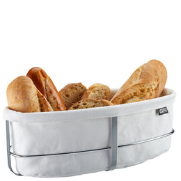 Bread basket BRUNCH, oval white