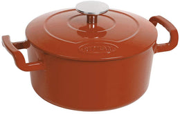 SITRAM Cast Iron Orange  Round Casserole Dish, 5 L \711985-I21