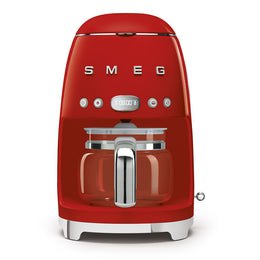 آلة صنع القهوة سميج ترشيح بالتنقيط نمط الخمسينات ريترو، أحمر