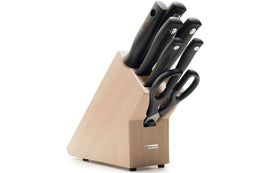 SILVERPOINT Knife block with 7 pcs \1095170701- I31