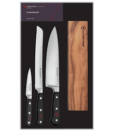 Classic Knife Set 3 pcs with Magnetic Bar\1120160408- I311