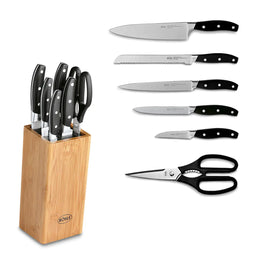 Bamboo Knife Block Cuisine 7 PCS \ 13050-A42