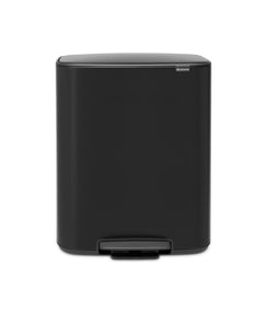 Brabantia Bo Pedal Bin with Inner Bucket 60L Matt Black