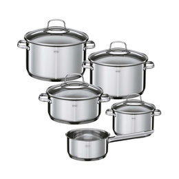 طقم أواني إليغانس ستانلس ستيل 5 قطع