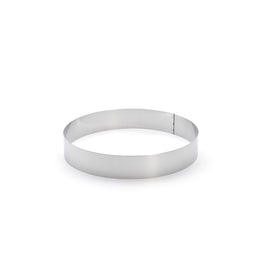 Stainless Steel Round Pastry Ring H 4.5 Ø26cm-