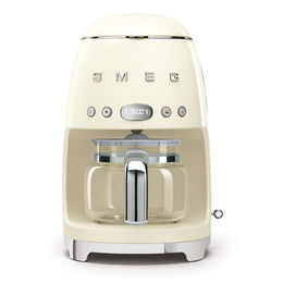 آلة صنع القهوة سميج ترشيح بالتنقيط نمط الخمسينات ريترو، كريمي