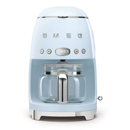 Smeg 50's Style Drip FIlter Coffee Machine, Pastel Blue