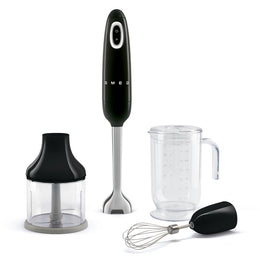 Smeg 50’s Retro Style Hand Blender & 3 Accessories, Black