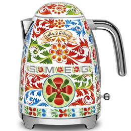 Smeg Dolce & Gabbana Kettle 1.7 Ltr, 50's Retro Style