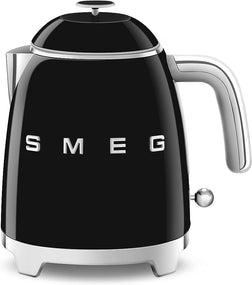 Smeg 50's Style Retro Mini Kettle 0.8 Ltrs , Black