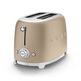 Smeg 50’s Style 2-Slice Toaster, Gold Matte