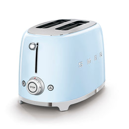 Smeg 50's Style 2-Slice Toaster, Pastel Blue