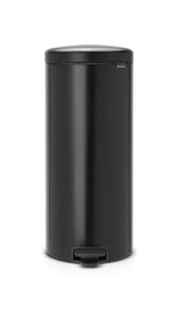 Brabantia Pedal Bin newIcon 30L Plastic Inner Bucket Matt Black