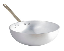 ALUMINIUM WOK 1 BRASS HANDLE 32 CM \ 1552032