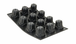 SILICONE BLACK TRAY 12 WHOLES\1967.01-C2231