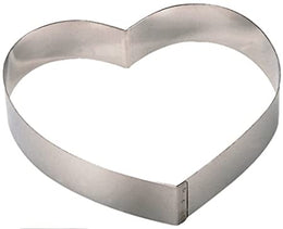 Stainless steel ''Heart'' pastry ring Ø16 cm H 4 cm \3077.16-C2241