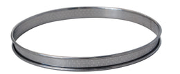 Stainless Steel Round Perforated Tart Ring 28cm x 2cm \3093.28-C1243