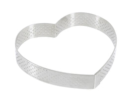 HEART RING DUET  PERFORATED Ø12 H2CM \3099.51-C2242