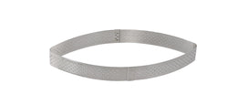 Stainless steel perforated tart rings12x5.5x2 \3099.70-C2242
