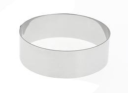 Stainless Steel Round Pastry Ring (Ø12 cm, H 4.5 cm) \ 3989.12-C2241