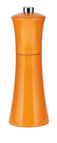 ORANGE LACQUERED WOOD PEPPER MILL\87807
