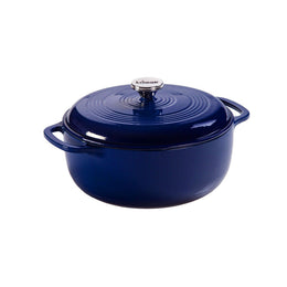 6 Quart Indigo Enameled Cast Iron Dutch Oven\EC6D32-F31