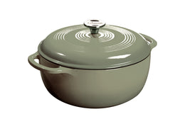 6 Quart Desert Sage Enameled Iron Dutch Oven\EC6D50-F31